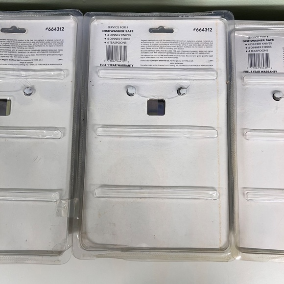 3 Packs NOS Corning Coordinate Shadow Iris Flatware Silverware Regent Sheffield - Picture 7 of 9